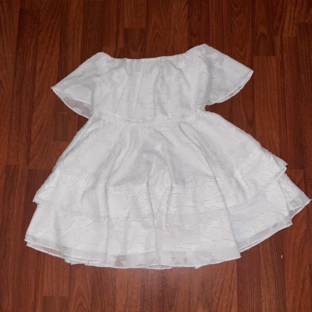 Lulus Straplles Lace Dress